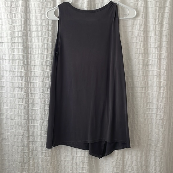 Asymmetrical stone gray tunic tank - Picture 2 of 2